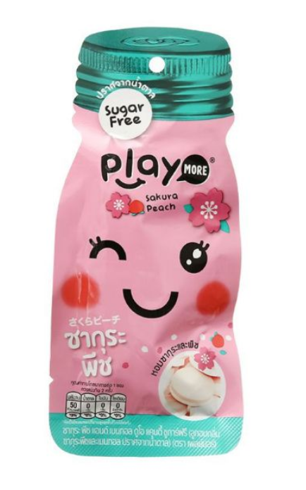 PLAY MORE CANDY SAKURA PEACH 12g