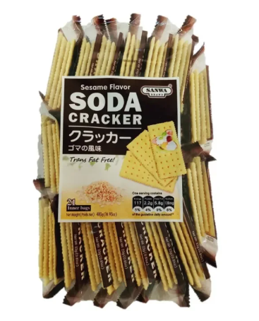 SANWA Soda Crackers Sesame 23g x 21pcs