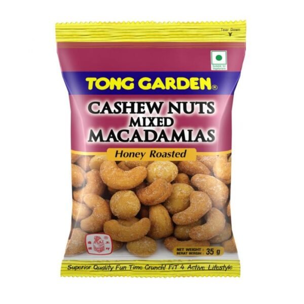 Honey Roasted Cashew Nuts Mixed Macadamias 35g