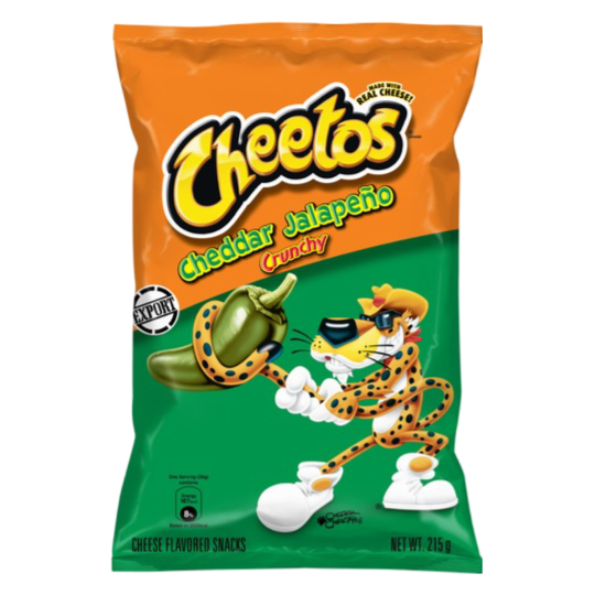 CHEETOS CRUNCHY CHEDDAR N JALAPENO 215G
