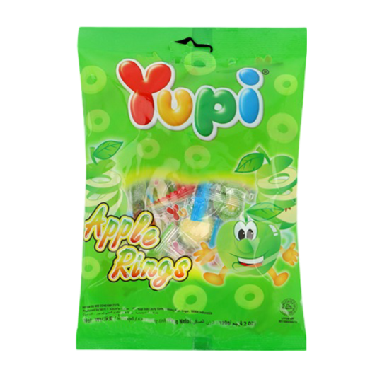 YUPI APPLE RINGS 110G