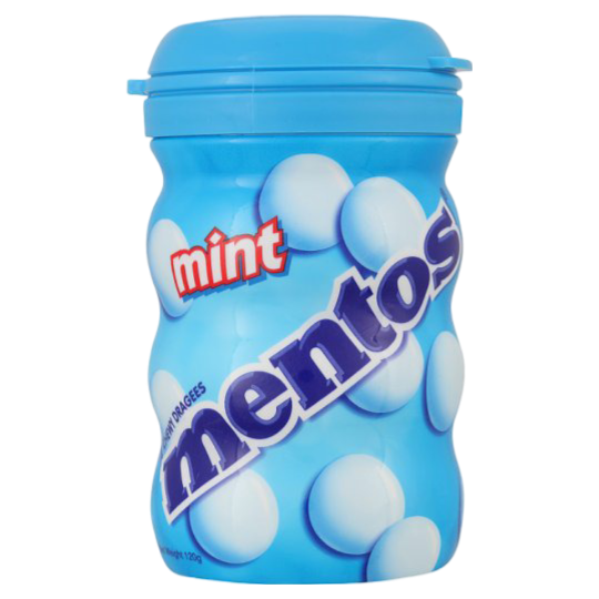 MENTOS BOTTLE MINT 120G
